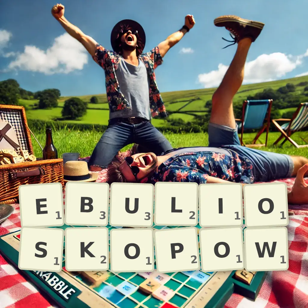 Słowa z liter EBULIOSKOPÓW