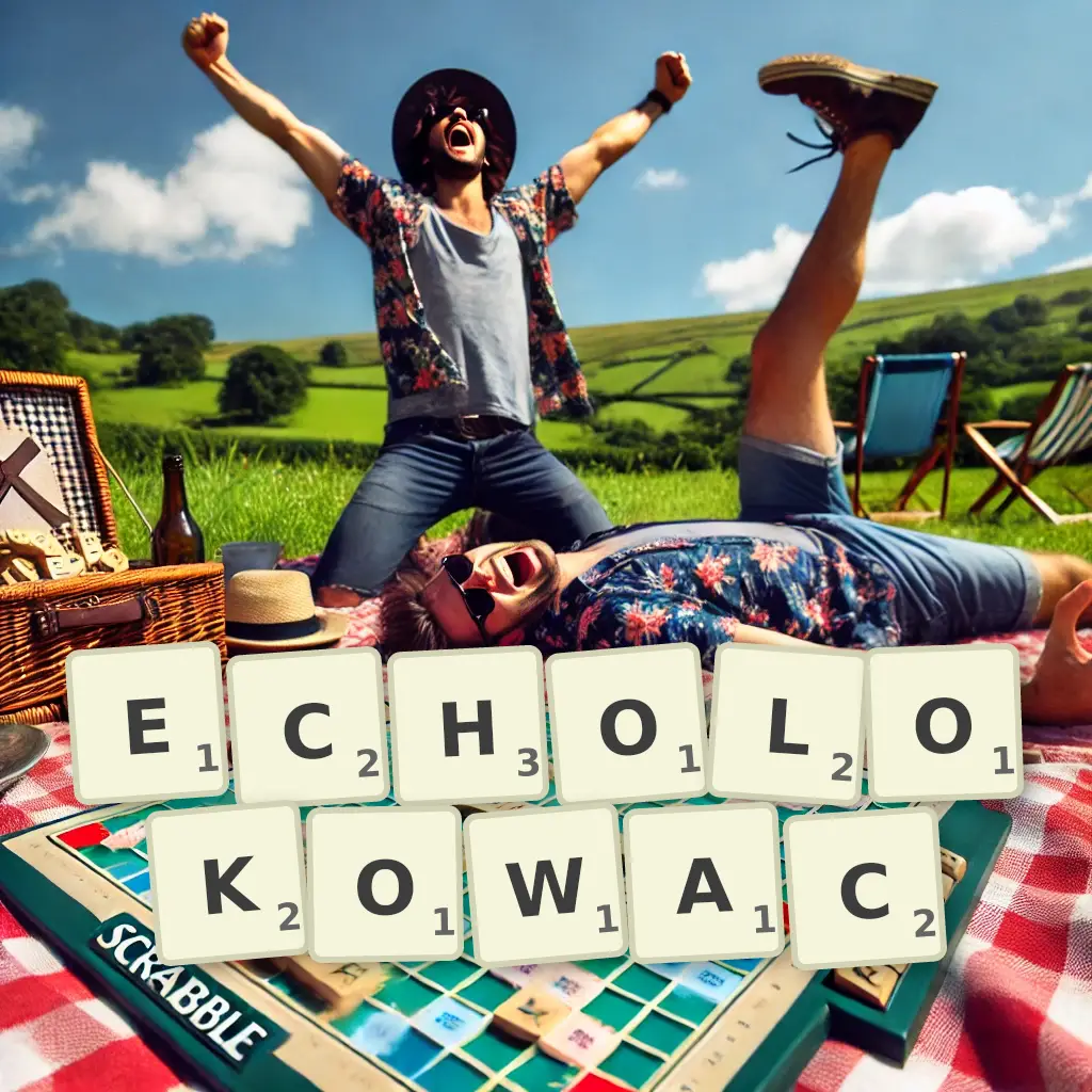 Słowa z liter ECHOLOKOWAĆ