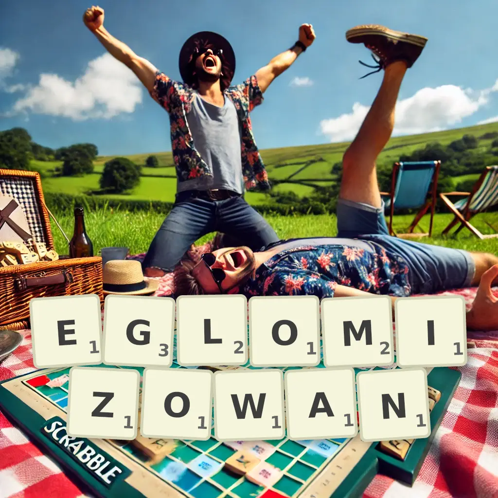 Słowa z liter EGLOMIZOWAŃ
