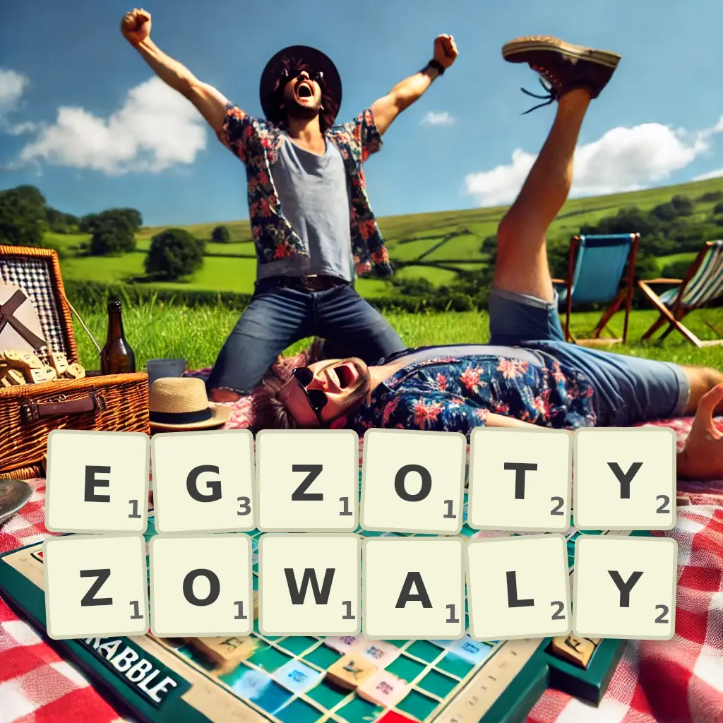 Słowa z liter EGZOTYZOWAŁY