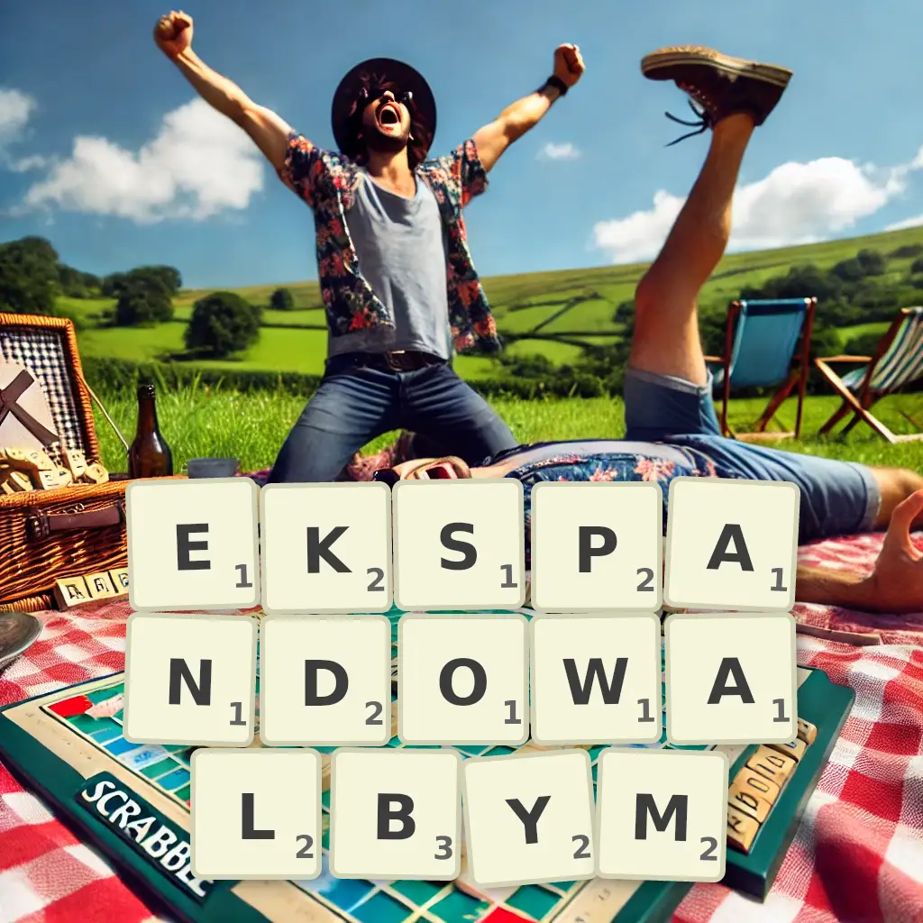 Słowa z liter EKSPANDOWAŁBYM