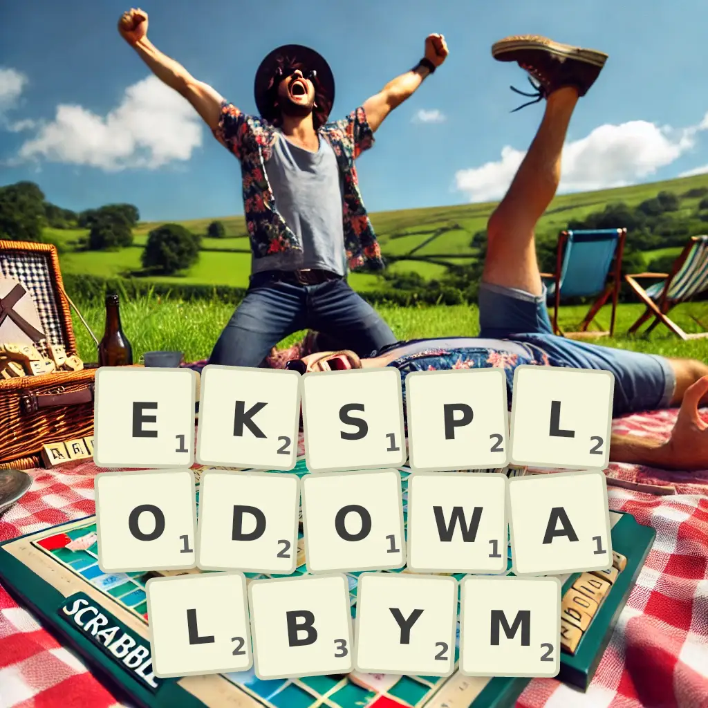 Słowa z liter EKSPLODOWAŁBYM