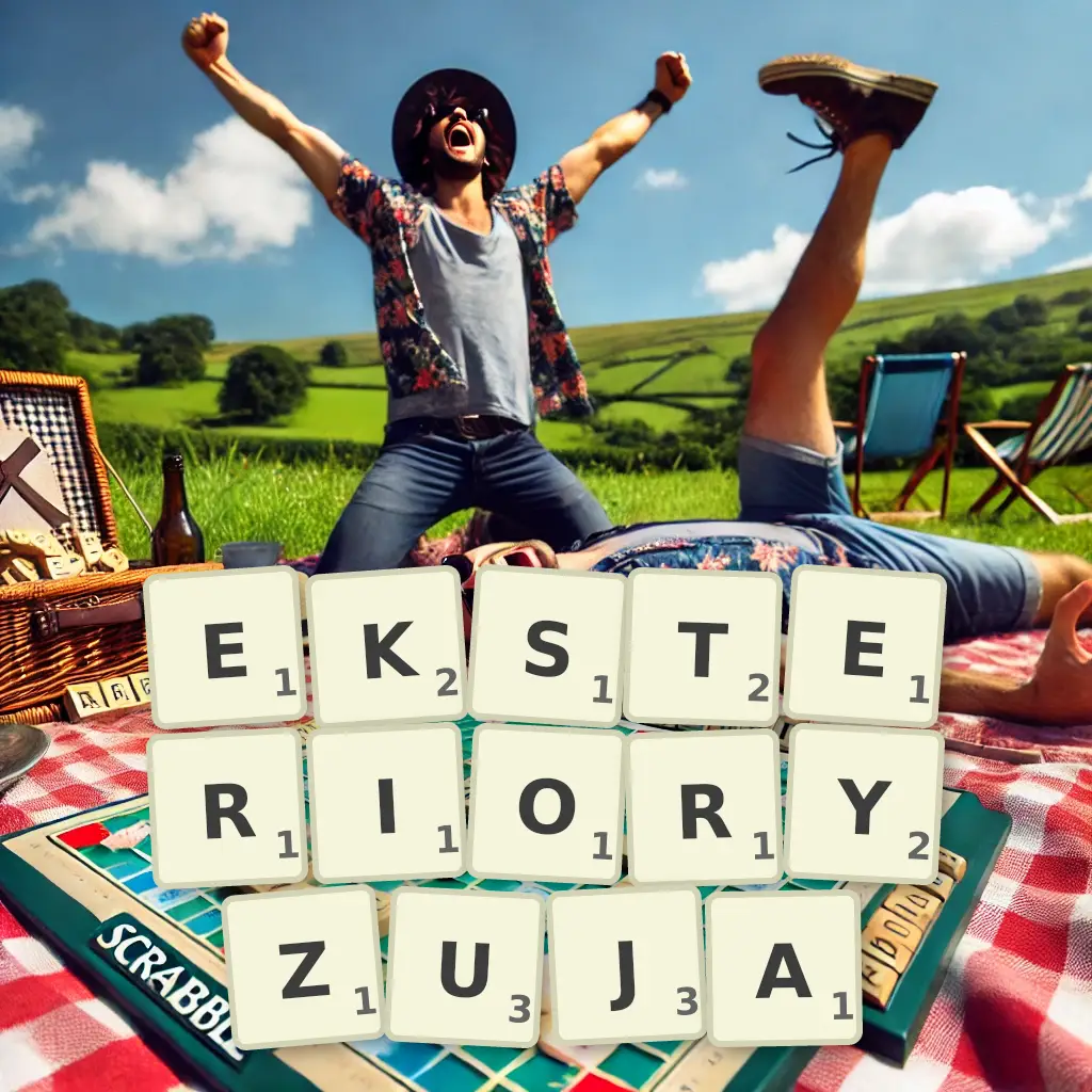 Słowa z liter EKSTERIORYZUJĄ