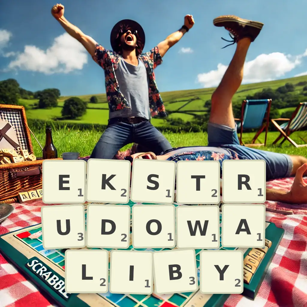 Słowa z liter EKSTRUDOWALIBY