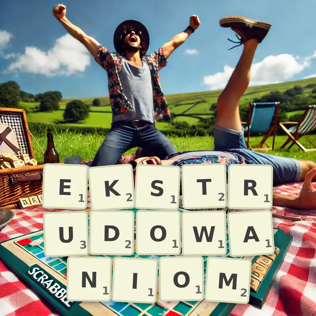 Słowa z liter EKSTRUDOWANIOM