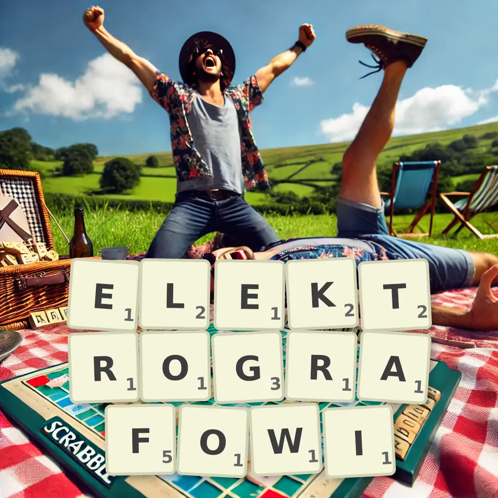 Lista słów z liter ELEKTROGRAFOWI Słowa z liter ELEKTROGRAFOWI