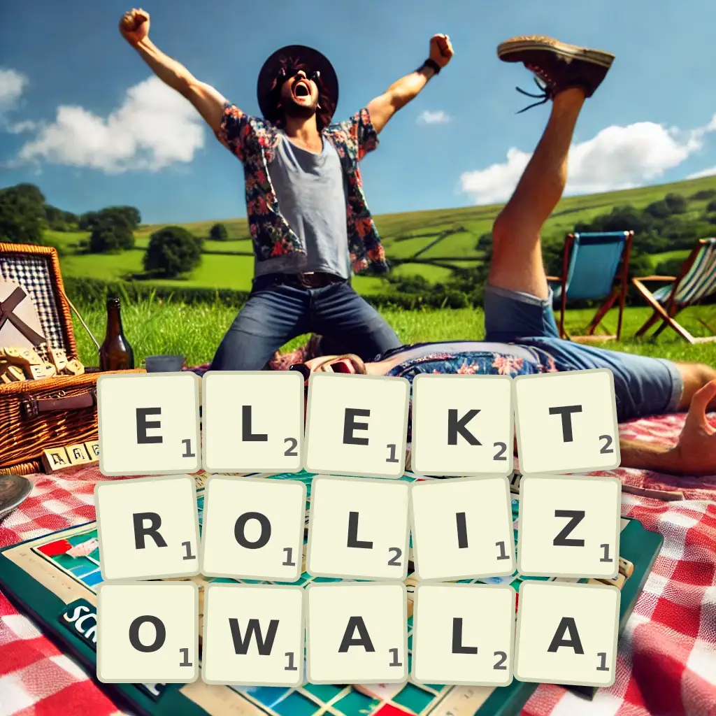 Słowa z liter ELEKTROLIZOWAŁA