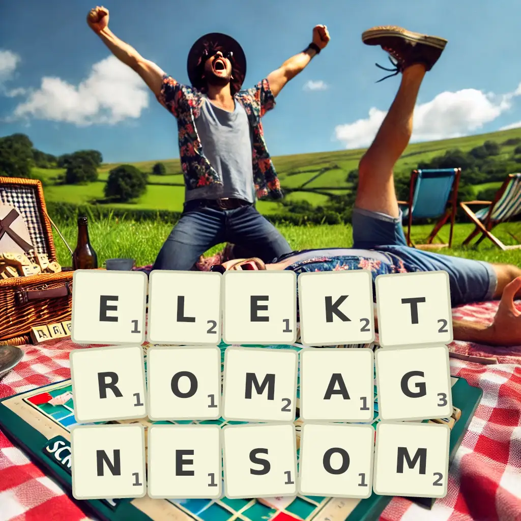 Słowa z liter ELEKTROMAGNESOM