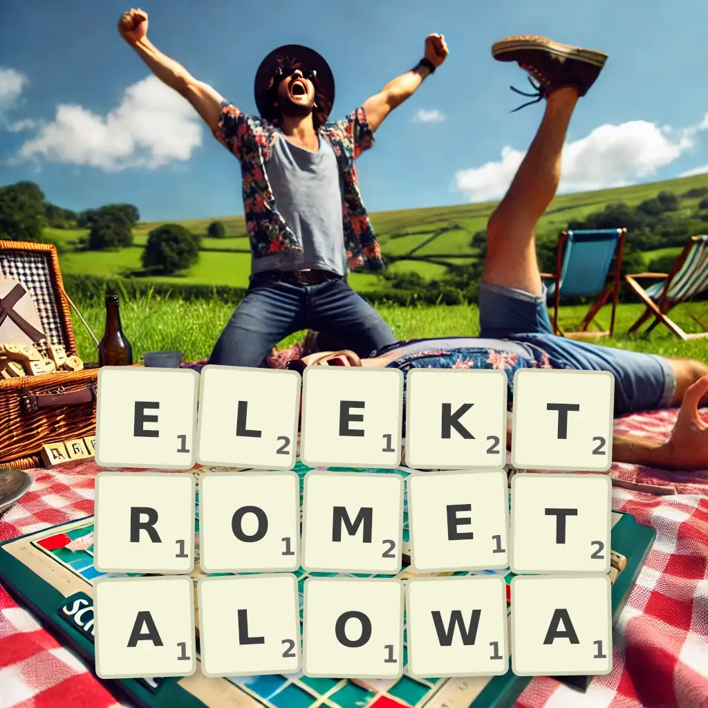 Słowa z liter ELEKTROMETALOWA