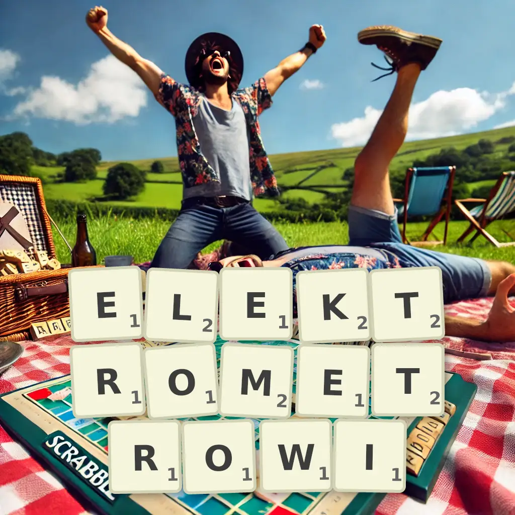 Słowa z liter ELEKTROMETROWI