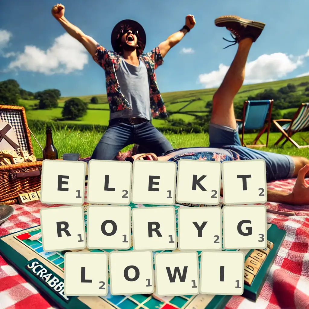 Słowa z liter ELEKTRORYGLOWI