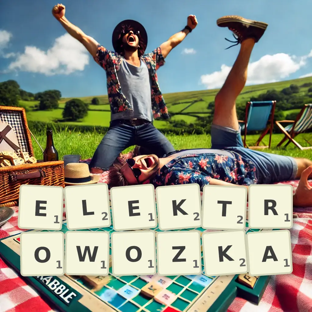 Słowa z liter ELEKTROWÓZKA