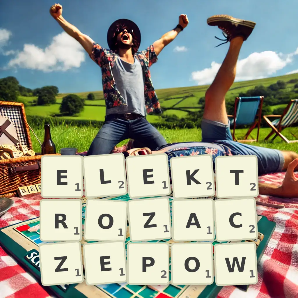 Słowa z liter ELEKTROZACZEPÓW
