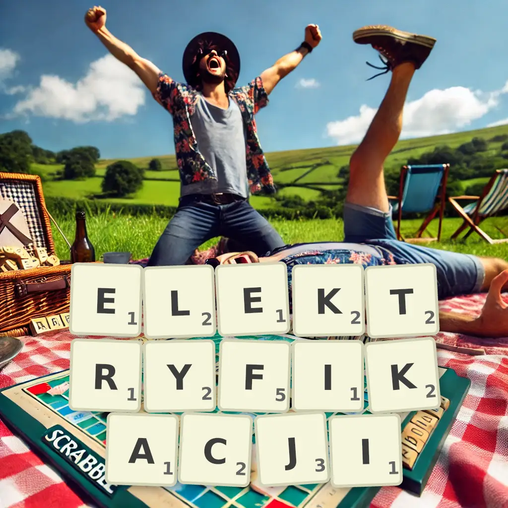 Słowa z liter ELEKTRYFIKACJI