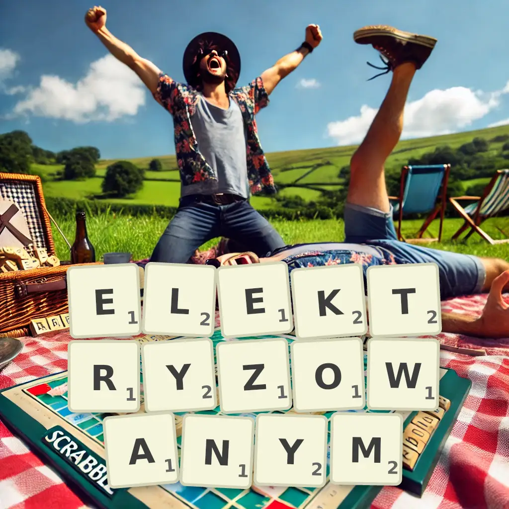Słowa z liter ELEKTRYZOWANYM
