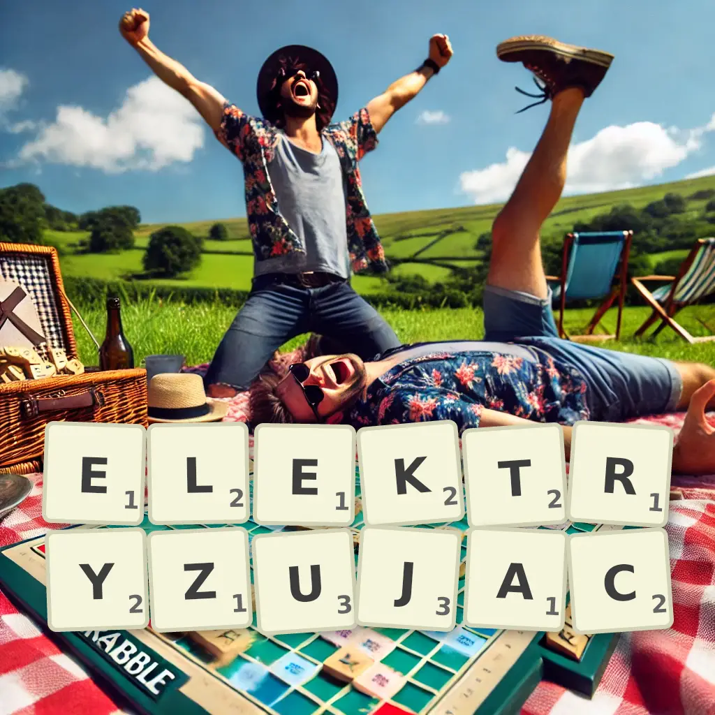 Słowa z liter ELEKTRYZUJĄC