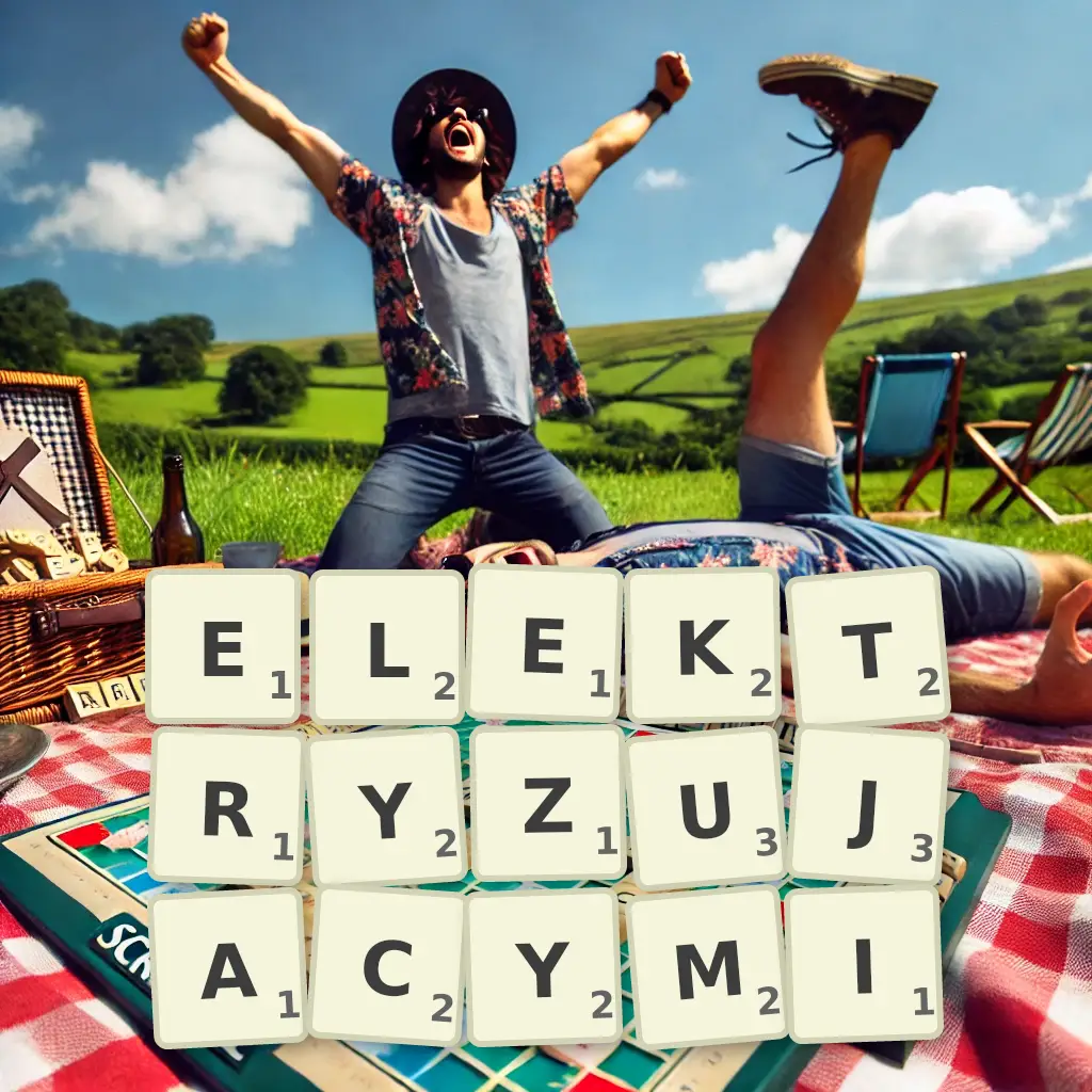 Lista słów z liter ELEKTRYZUJĄCYMI Słowa z liter ELEKTRYZUJĄCYMI