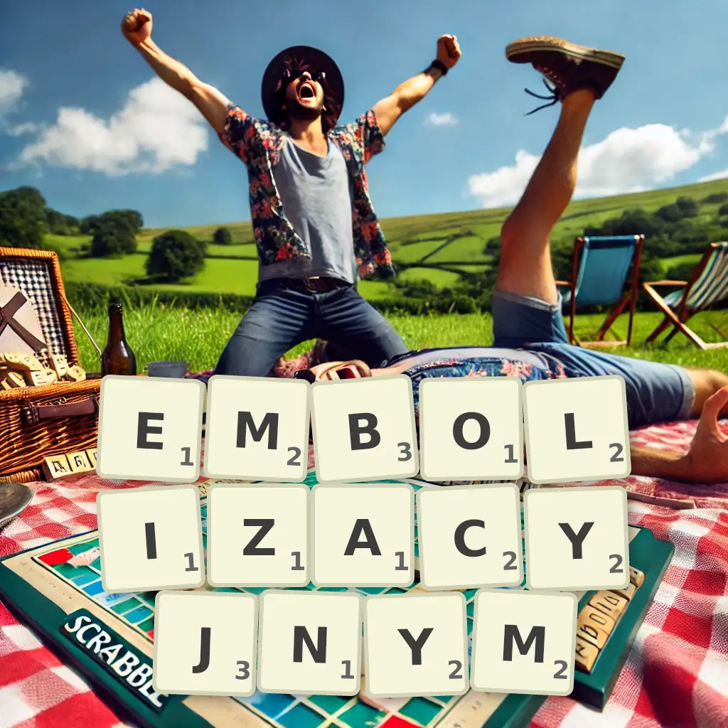 Słowa z liter EMBOLIZACYJNYM