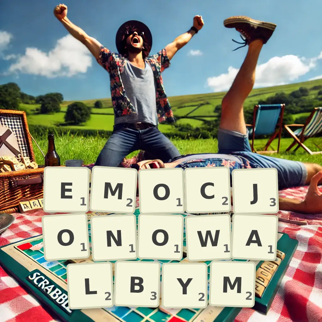 Słowa z liter EMOCJONOWAŁBYM