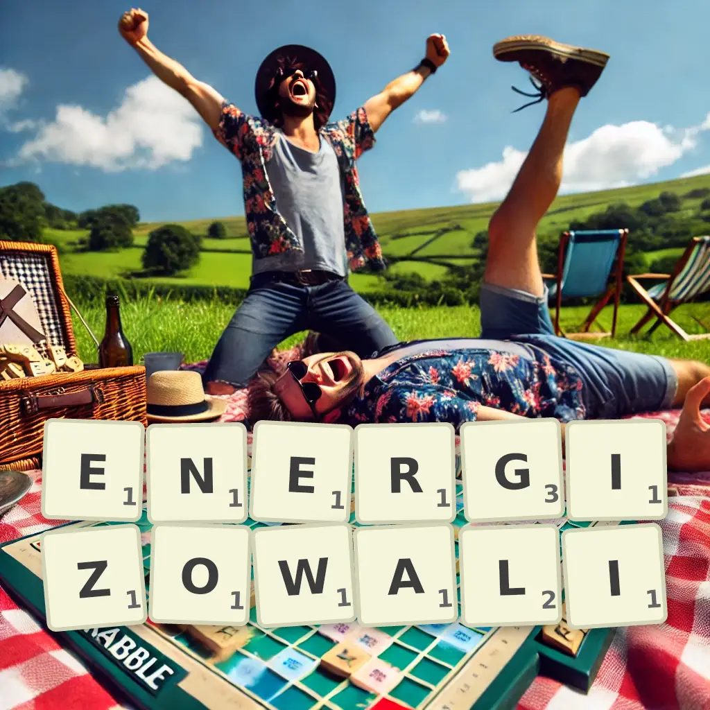 Słowa z liter ENERGIZOWALI