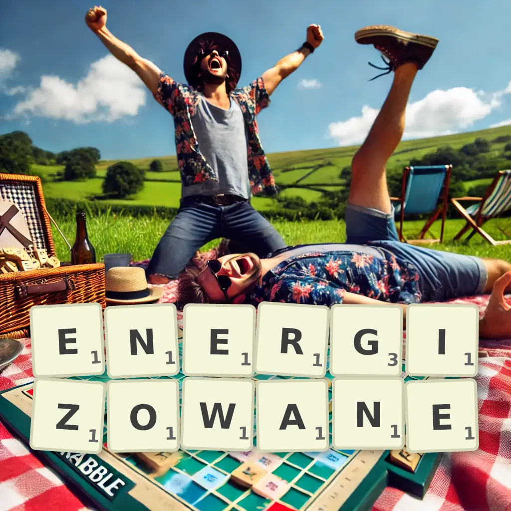 Słowa z liter ENERGIZOWANE