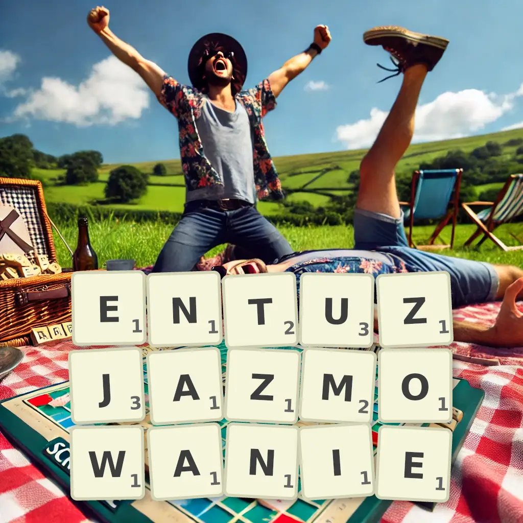 Słowa z liter ENTUZJAZMOWANIE