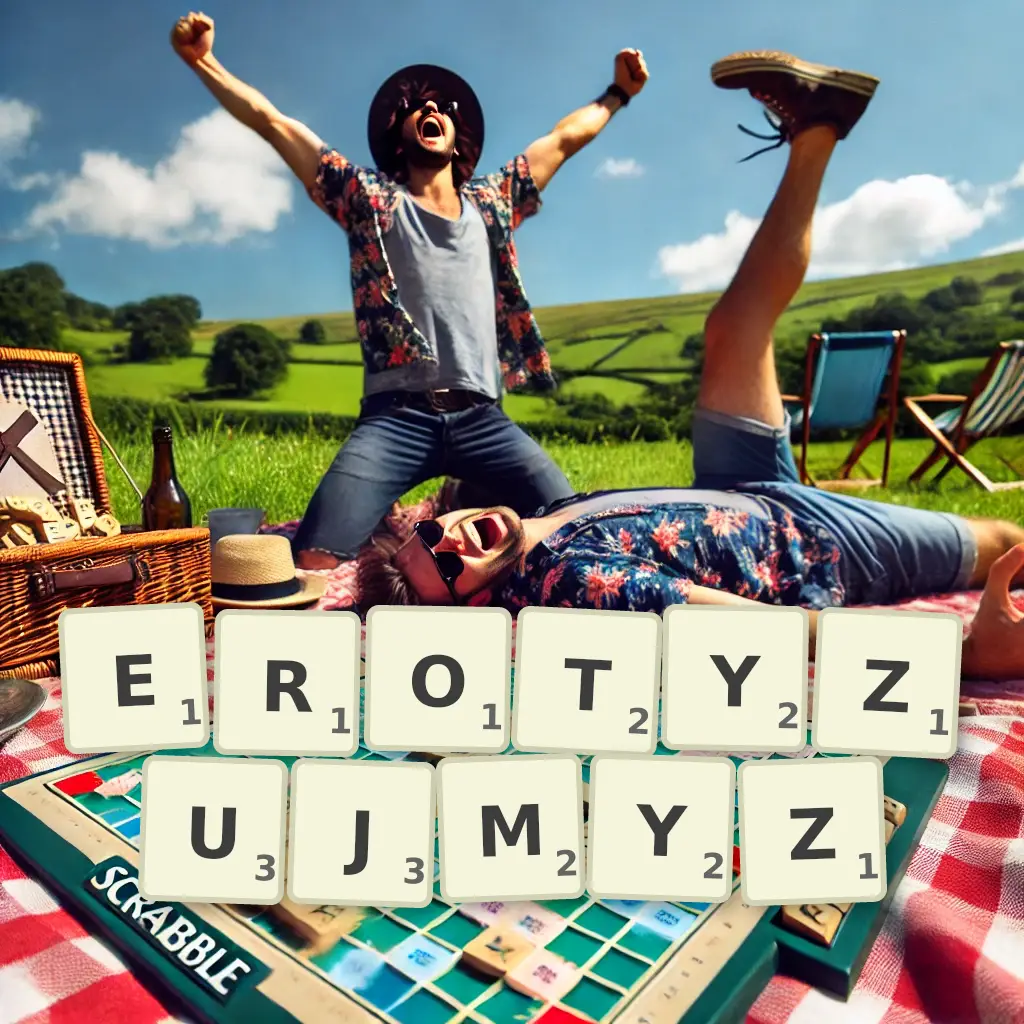 Słowa z liter EROTYZUJMYŻ