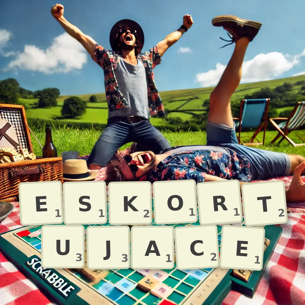 Słowa z liter ESKORTUJĄCE
