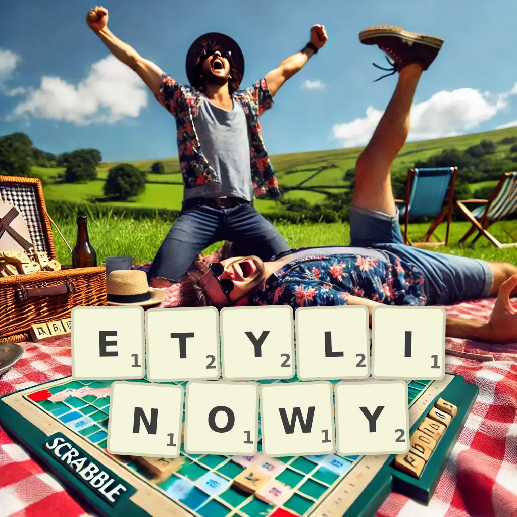 Lista słów z liter ETYLINOWY Słowa z liter ETYLINOWY