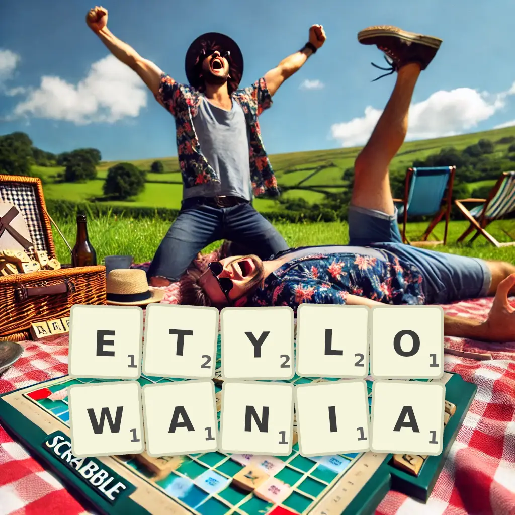 Słowa z liter ETYLOWANIA