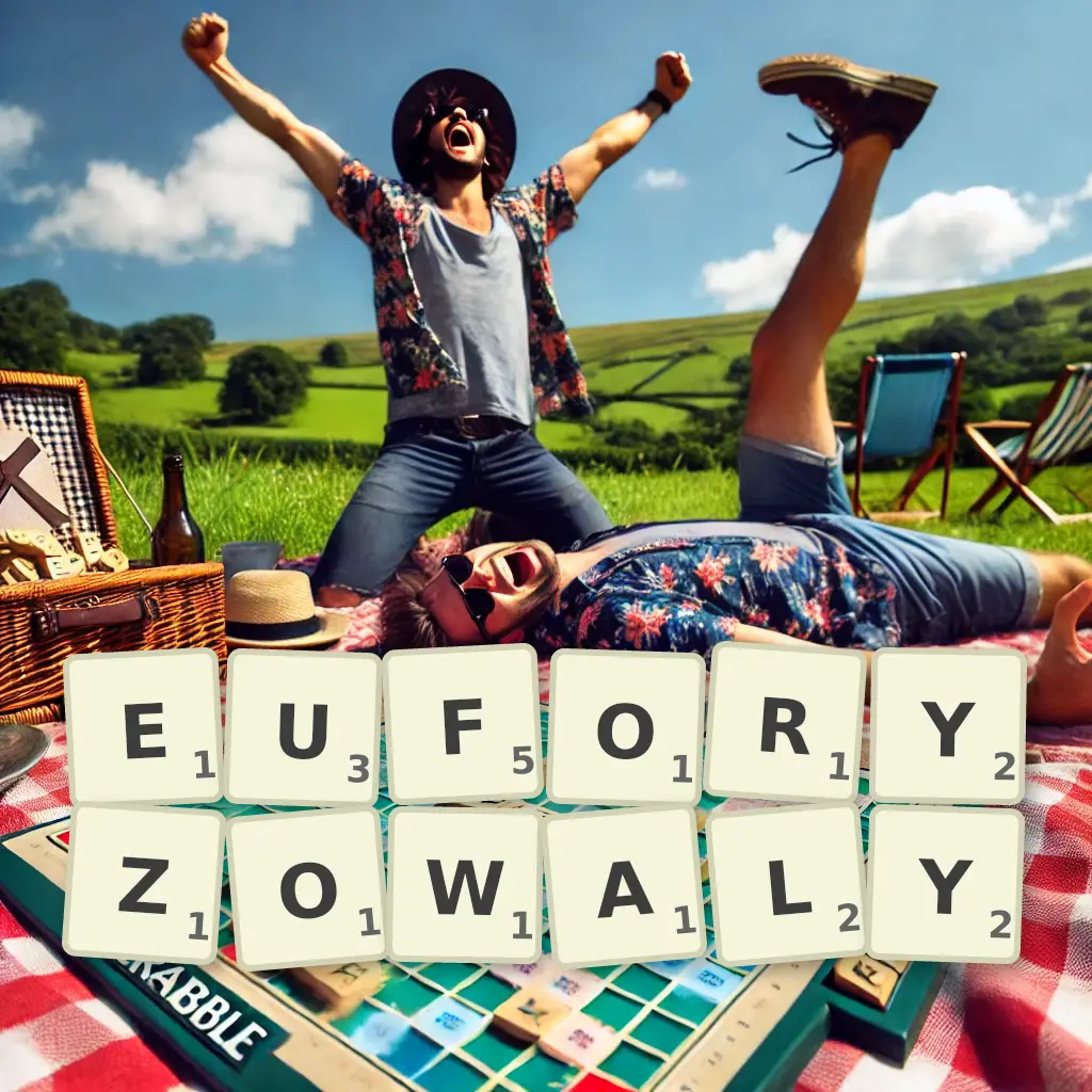 Słowa z liter EUFORYZOWAŁY