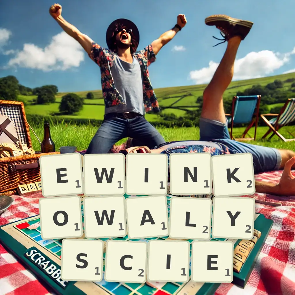 Słowa z liter EWINKOWAŁYŚCIE