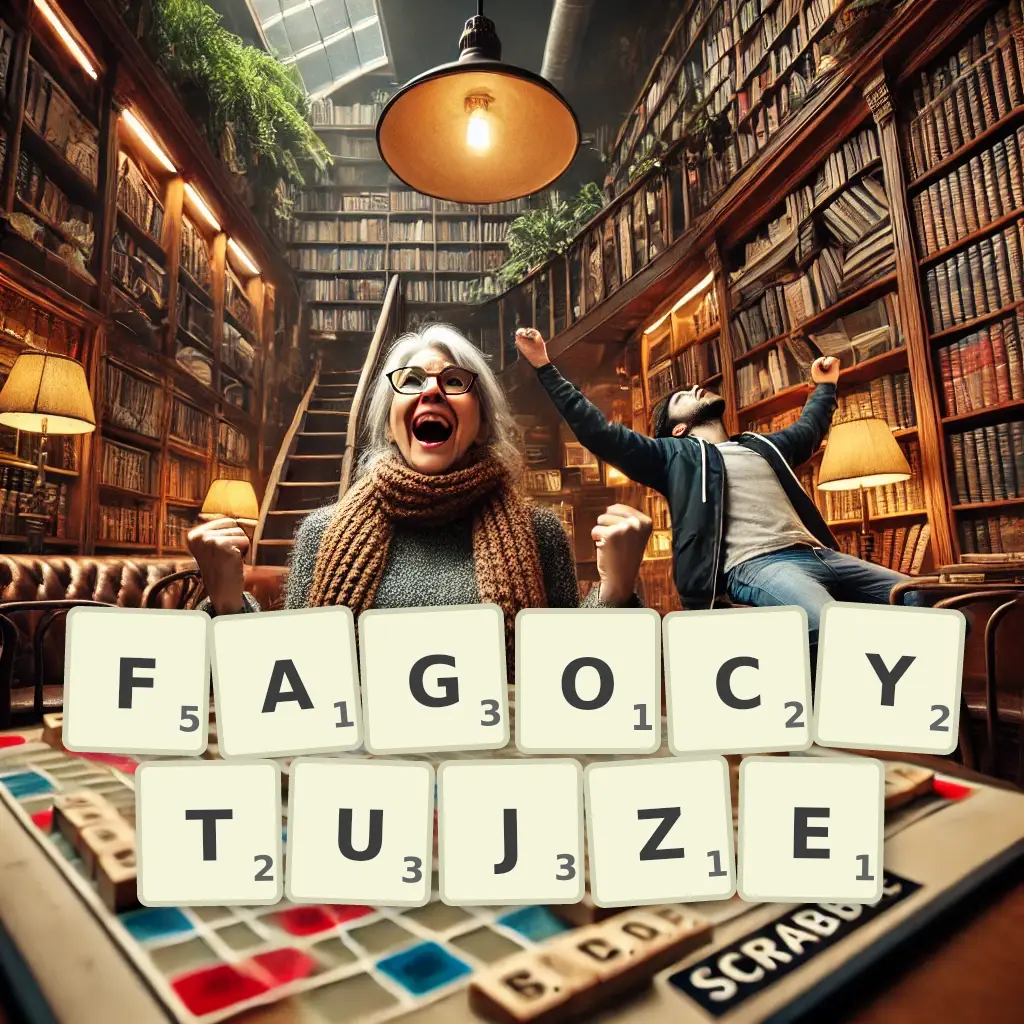 Słowa z liter FAGOCYTUJŻE