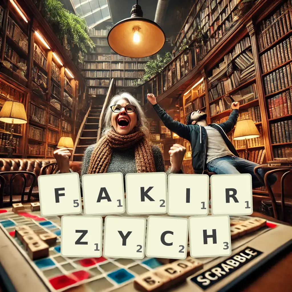 Słowa z liter FAKIRZYCH