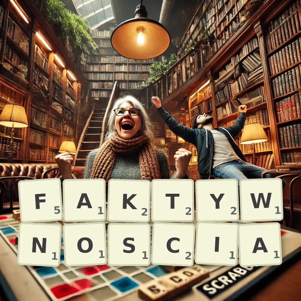 Słowa z liter FAKTYWNOŚCIĄ
