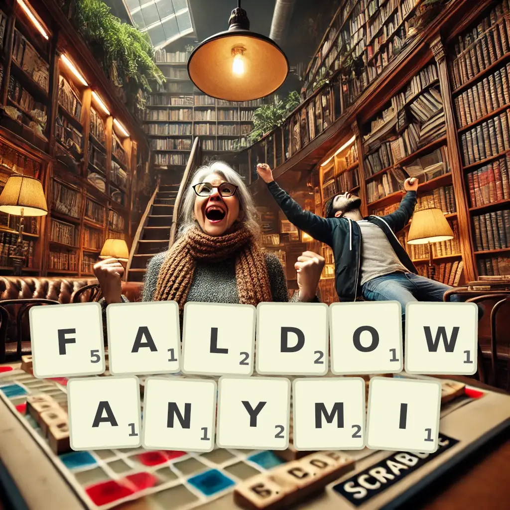 Słowa z liter FAŁDOWANYMI