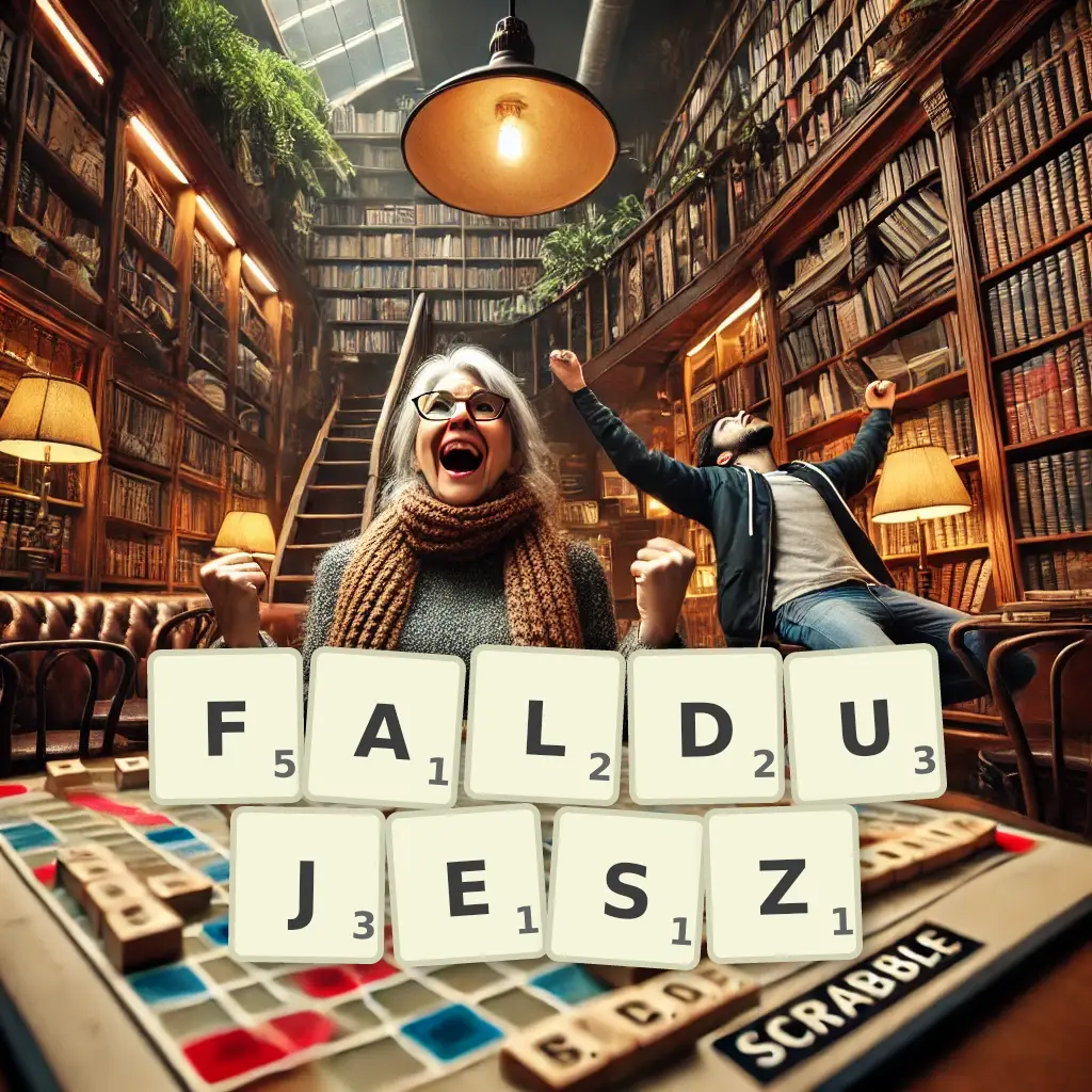 Słowa z liter FAŁDUJESZ