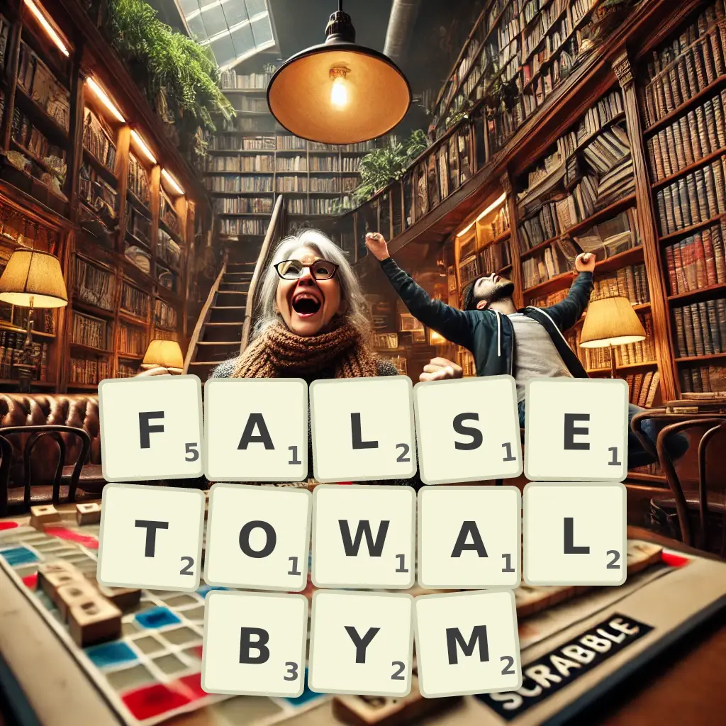 Słowa z liter FALSETOWAŁBYM