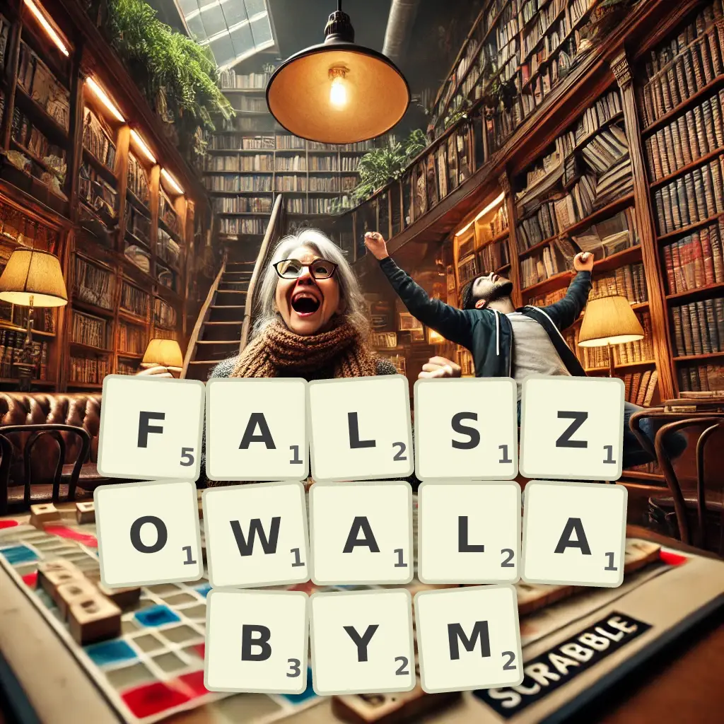 Słowa z liter FAŁSZOWAŁABYM