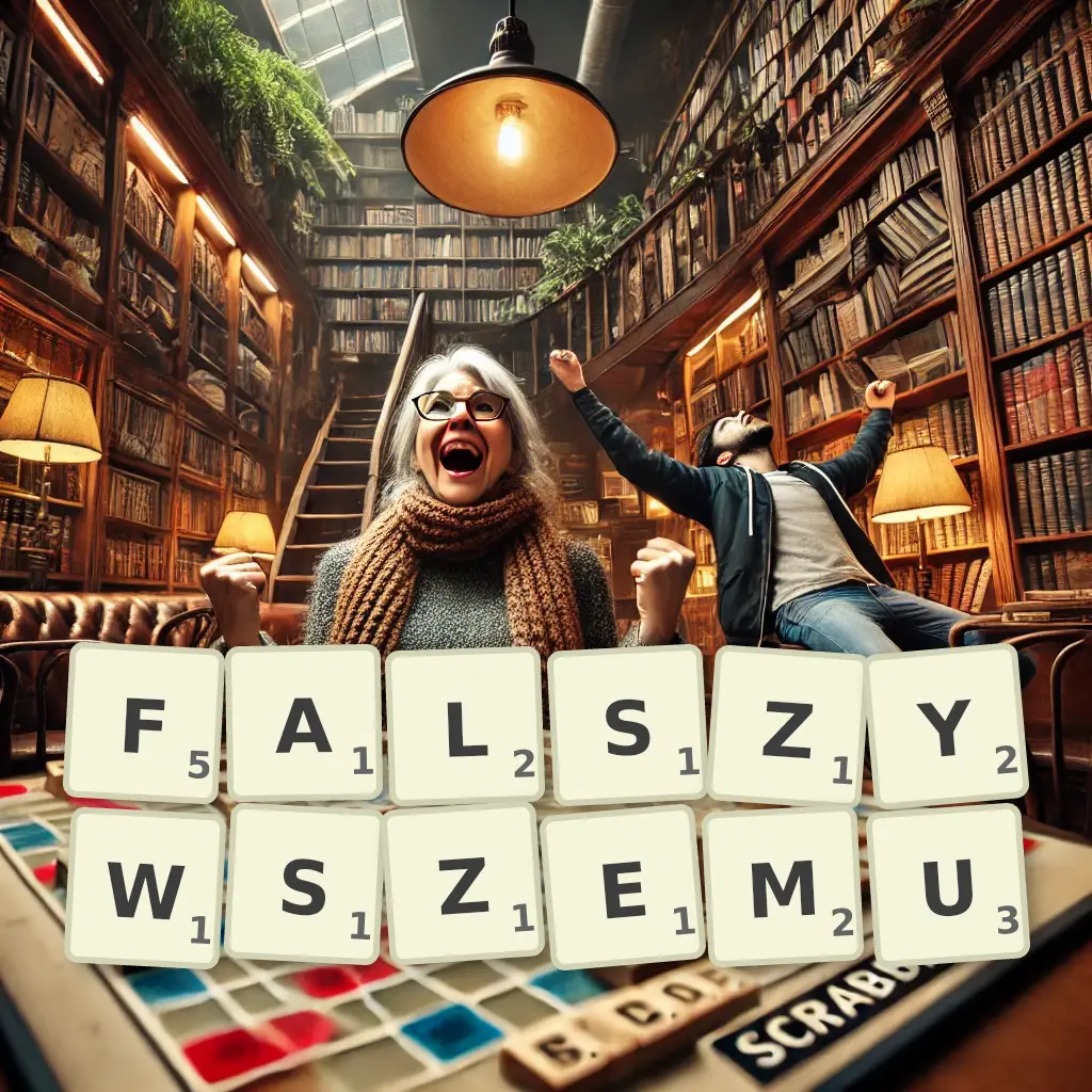 Słowa z liter FAŁSZYWSZEMU