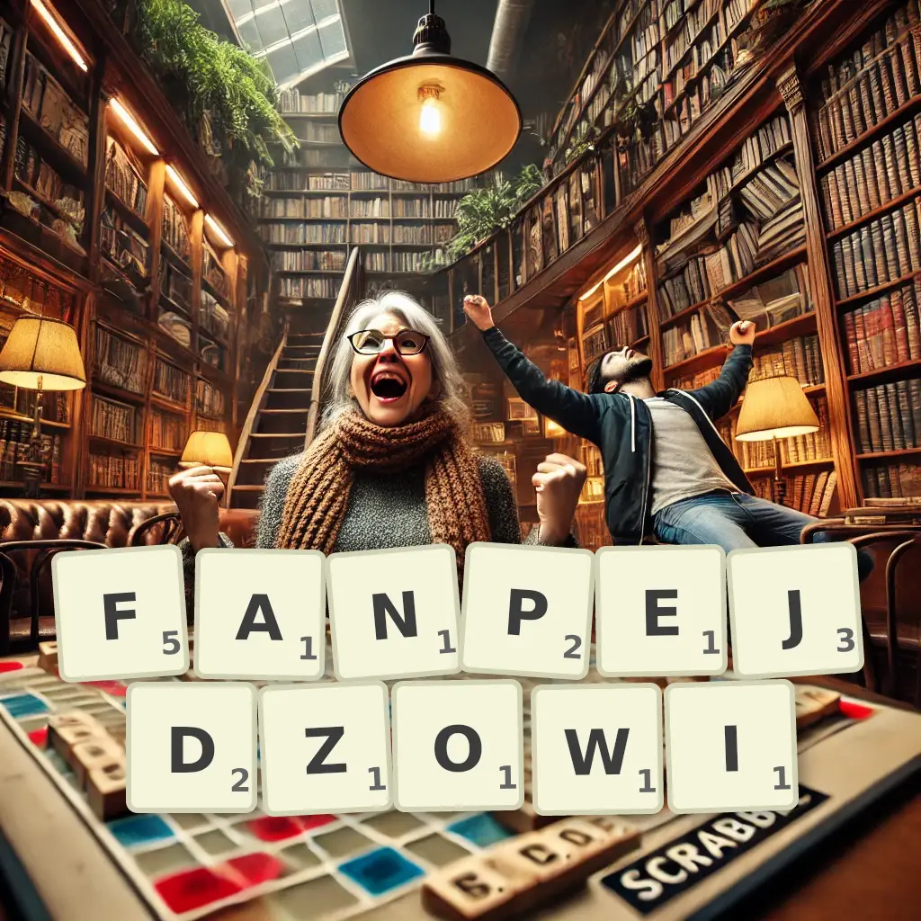Lista słów z liter FANPEJDŻOWI Słowa z liter FANPEJDŻOWI