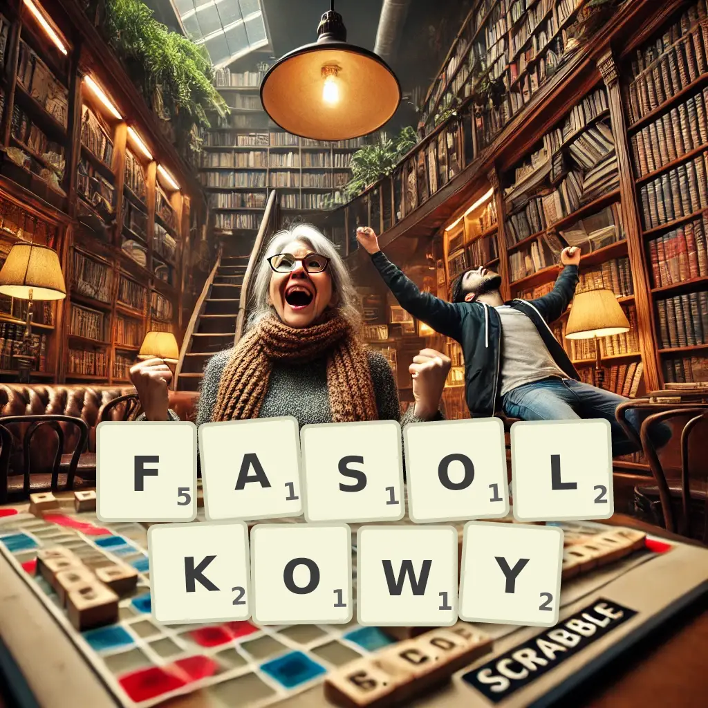 Słowa z liter FASOLKOWY