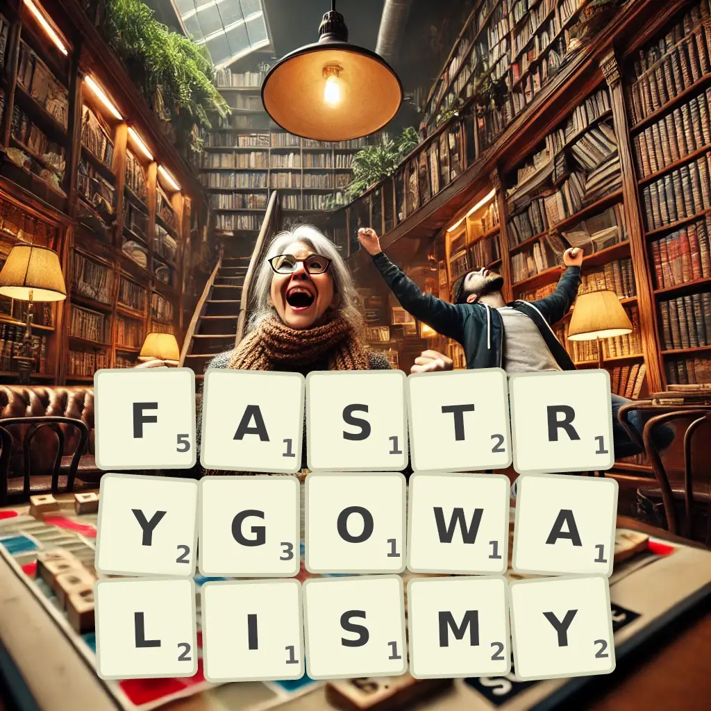 Słowa z liter FASTRYGOWALIŚMY