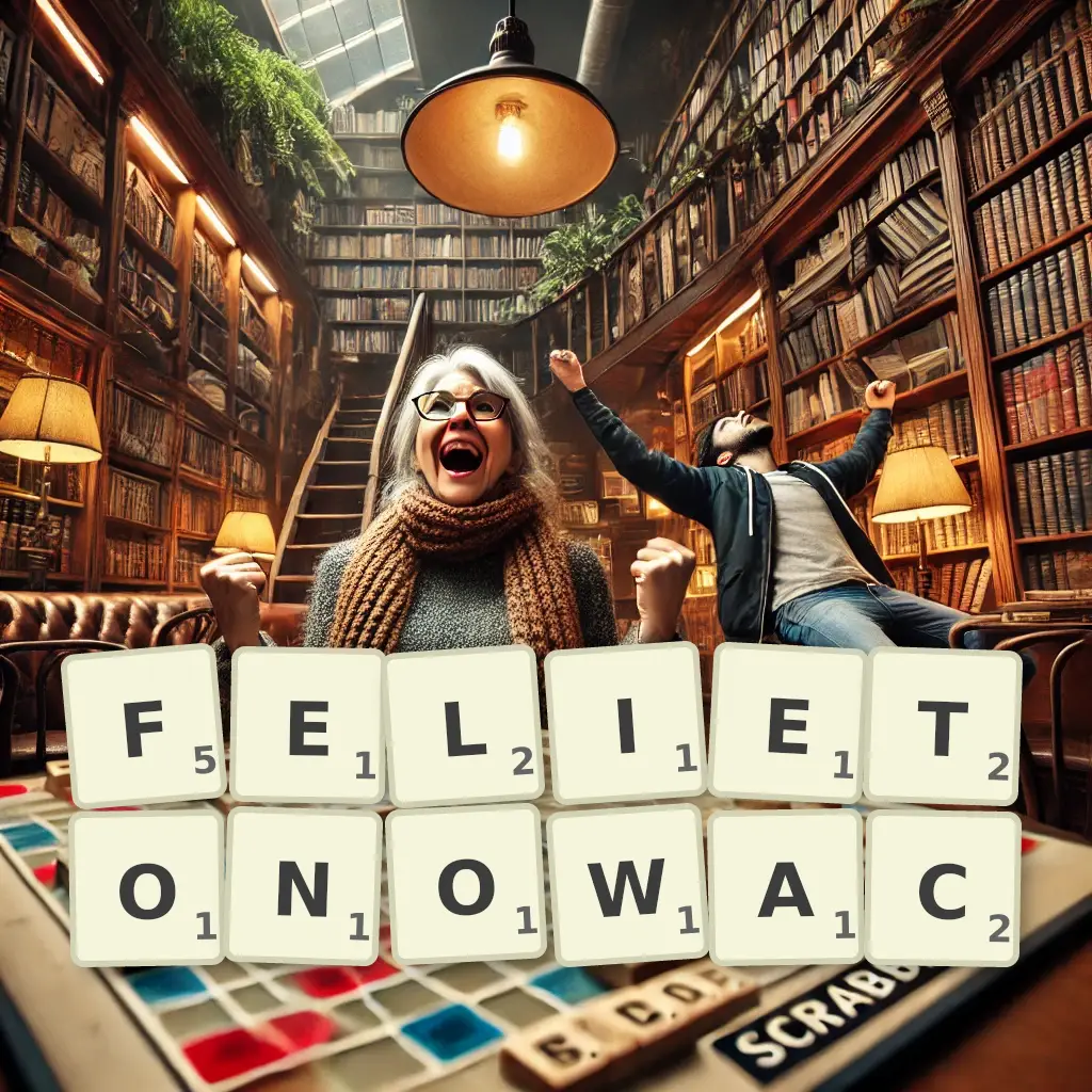 Słowa z liter FELIETONOWAĆ