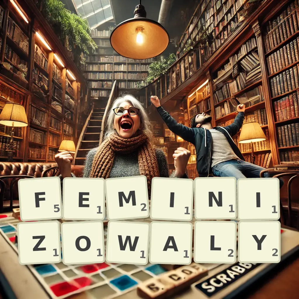 Słowa z liter FEMINIZOWAŁY