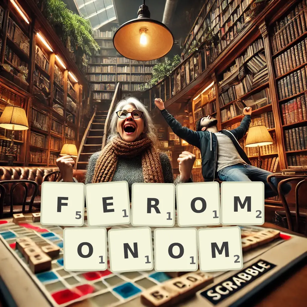 Lista słów z liter FEROMONOM Słowa z liter FEROMONOM