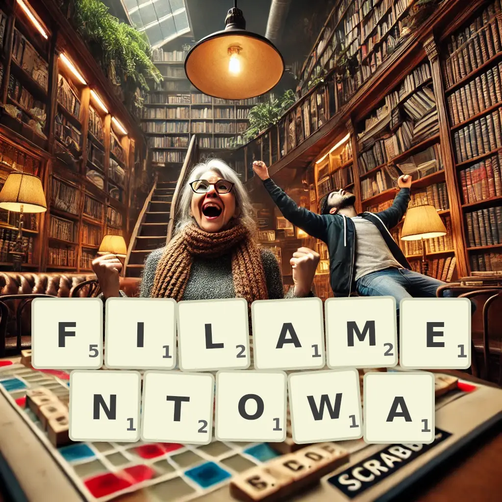 Słowa z liter FILAMENTOWĄ