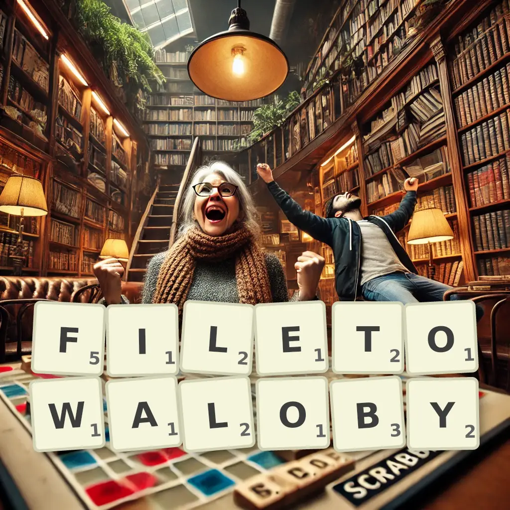 Słowa z liter FILETOWAŁOBY