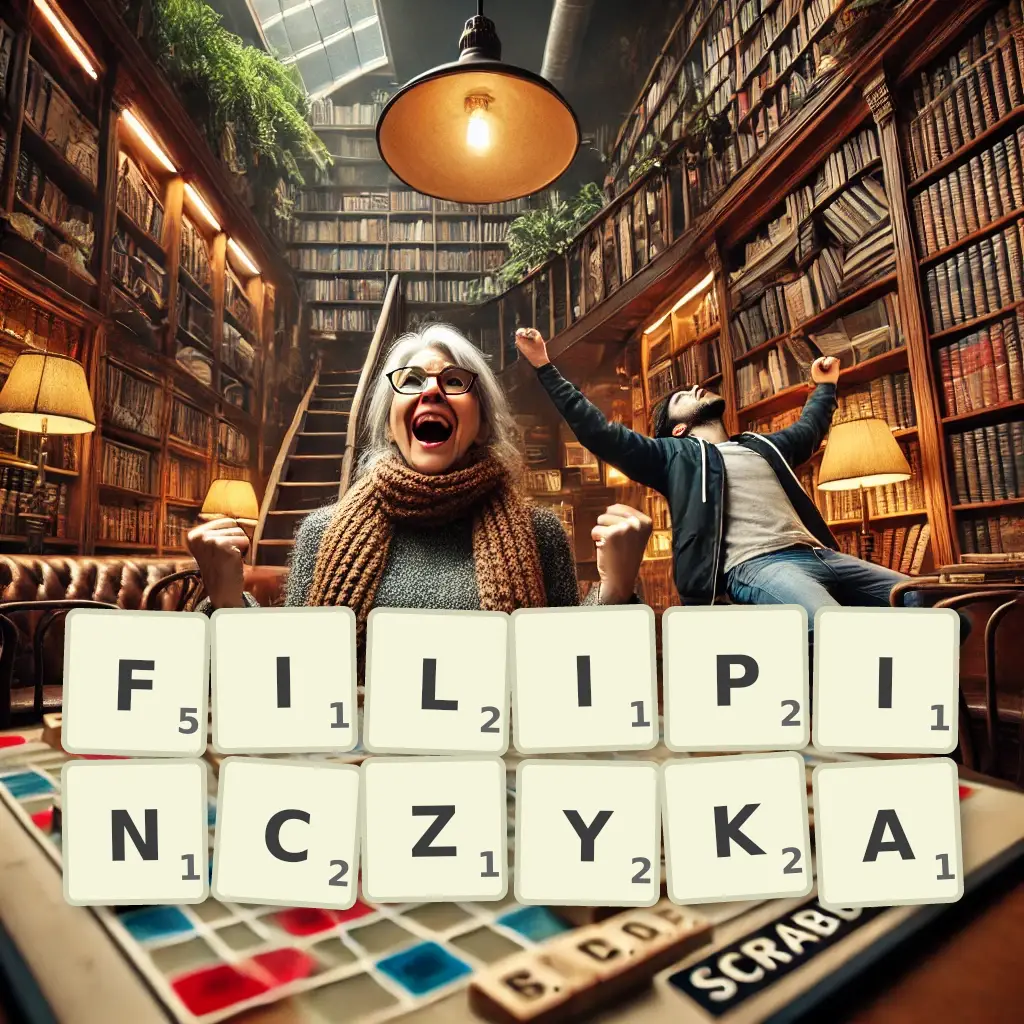 Słowa z liter FILIPIŃCZYKA