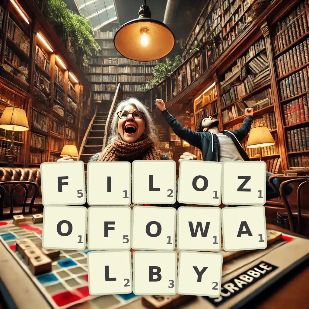 Słowa z liter FILOZOFOWAŁBY